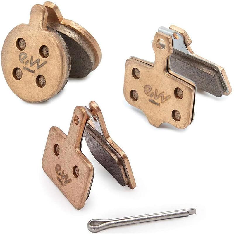 Zavorne obloge/ploščice in zavore za električni skiro