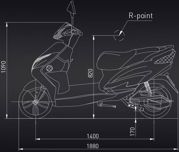 Električni skuter NMOTO LX01 